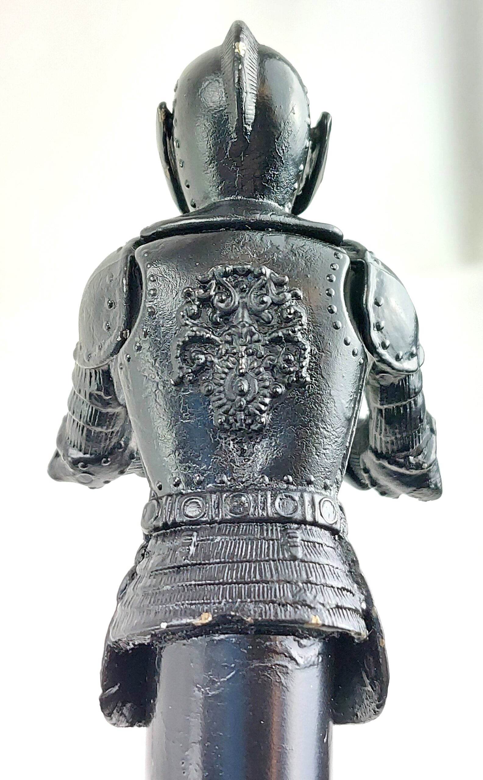 Fantastic Knight Topped Black Walking Stick - Image 5