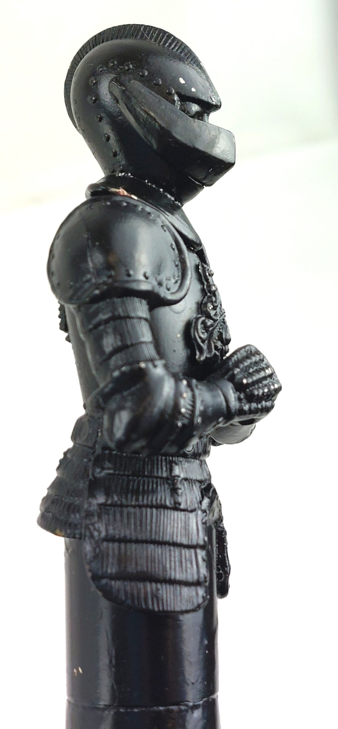 Fantastic Knight Topped Black Walking Stick - Image 6