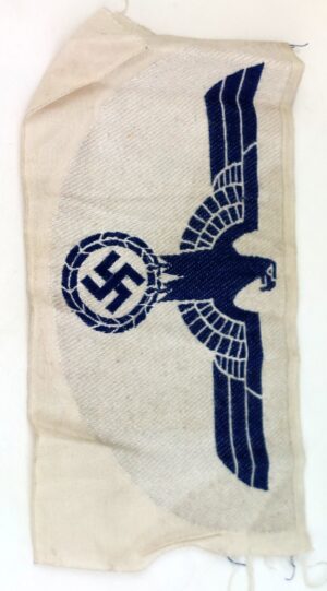 German, WW2, Kriegsmarine Sports Shirt Insignia, Small