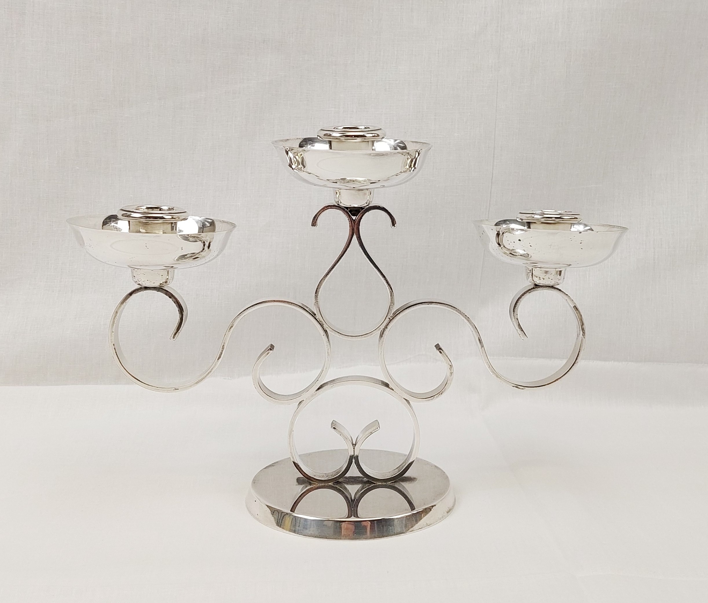 Christofle Gallia Silver Plated Candelabra
