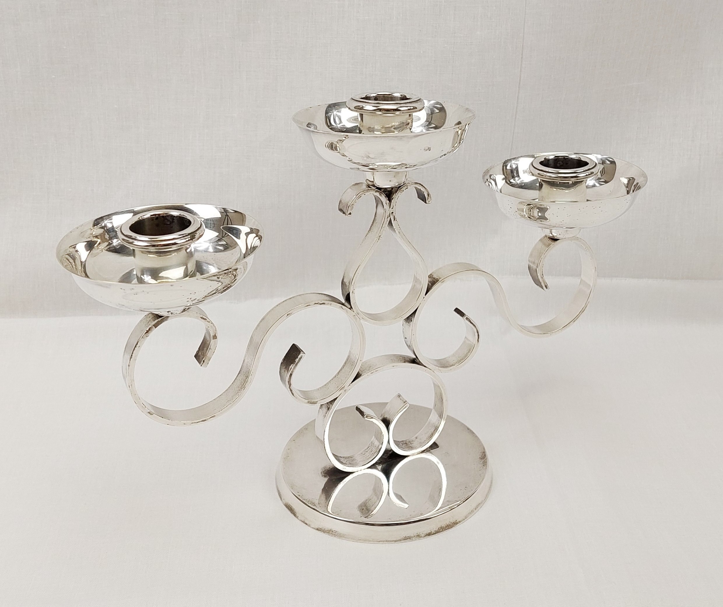 Christofle Gallia Silver Plated Candelabra - Image 6