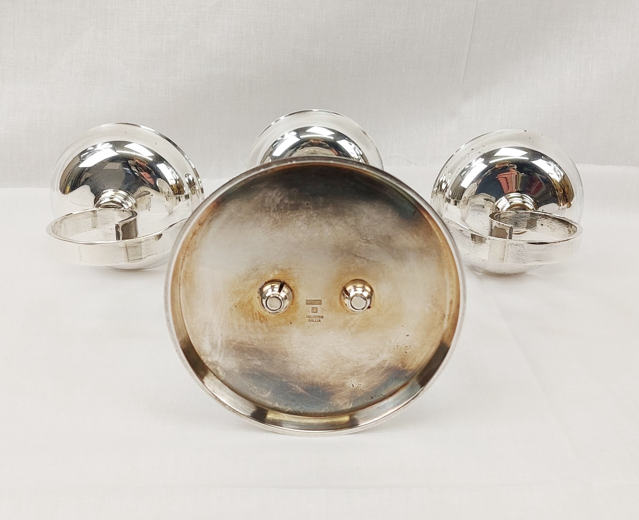 Christofle Gallia Silver Plated Candelabra - Image 7