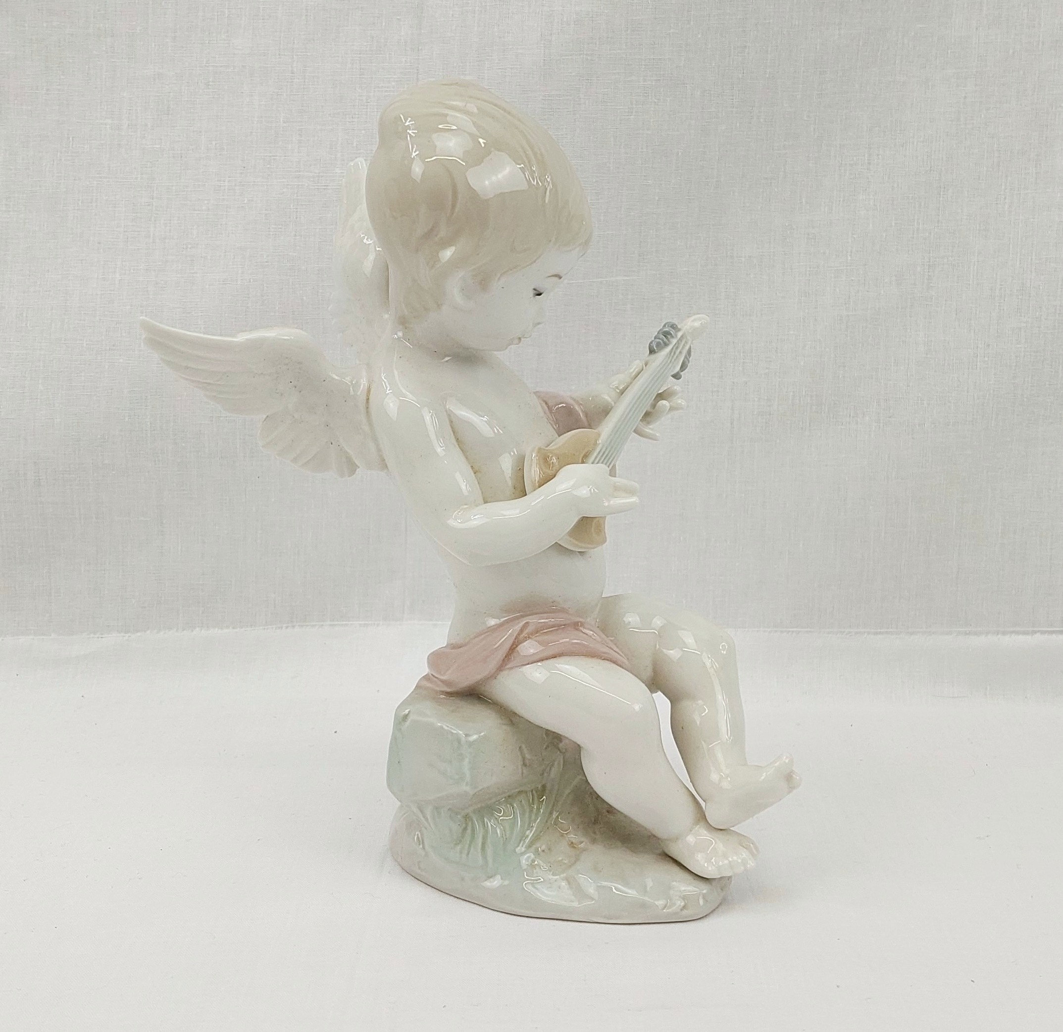 Boxed Lladro Figurine No. 1231 – Angel With Lute - Image 7