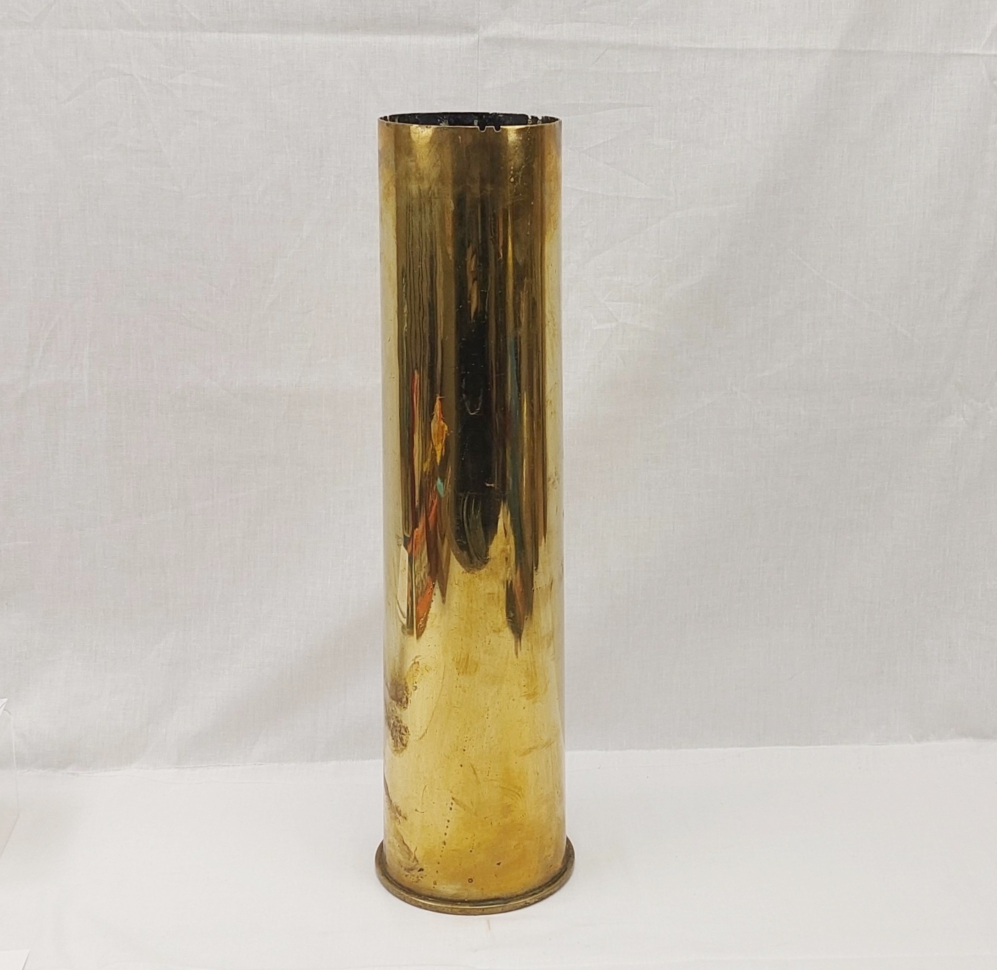 WW1 4 Inch Mk IV Gun Brass Shell Case