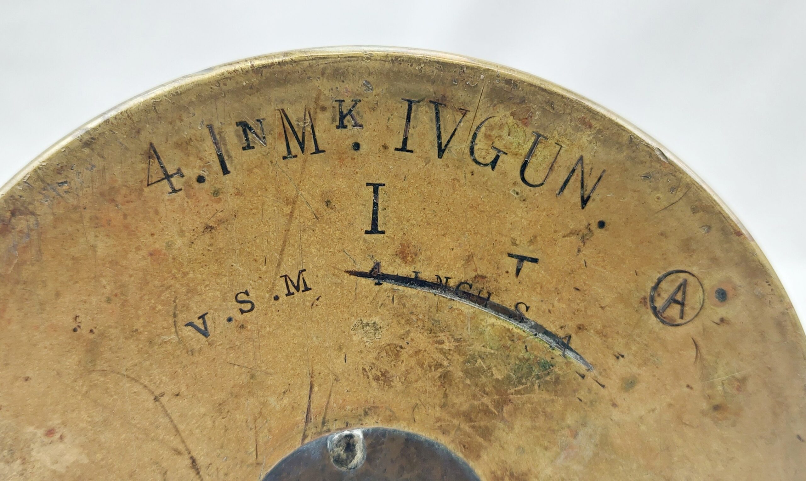 WW1 4 Inch Mk IV Gun Brass Shell Case - Image 14