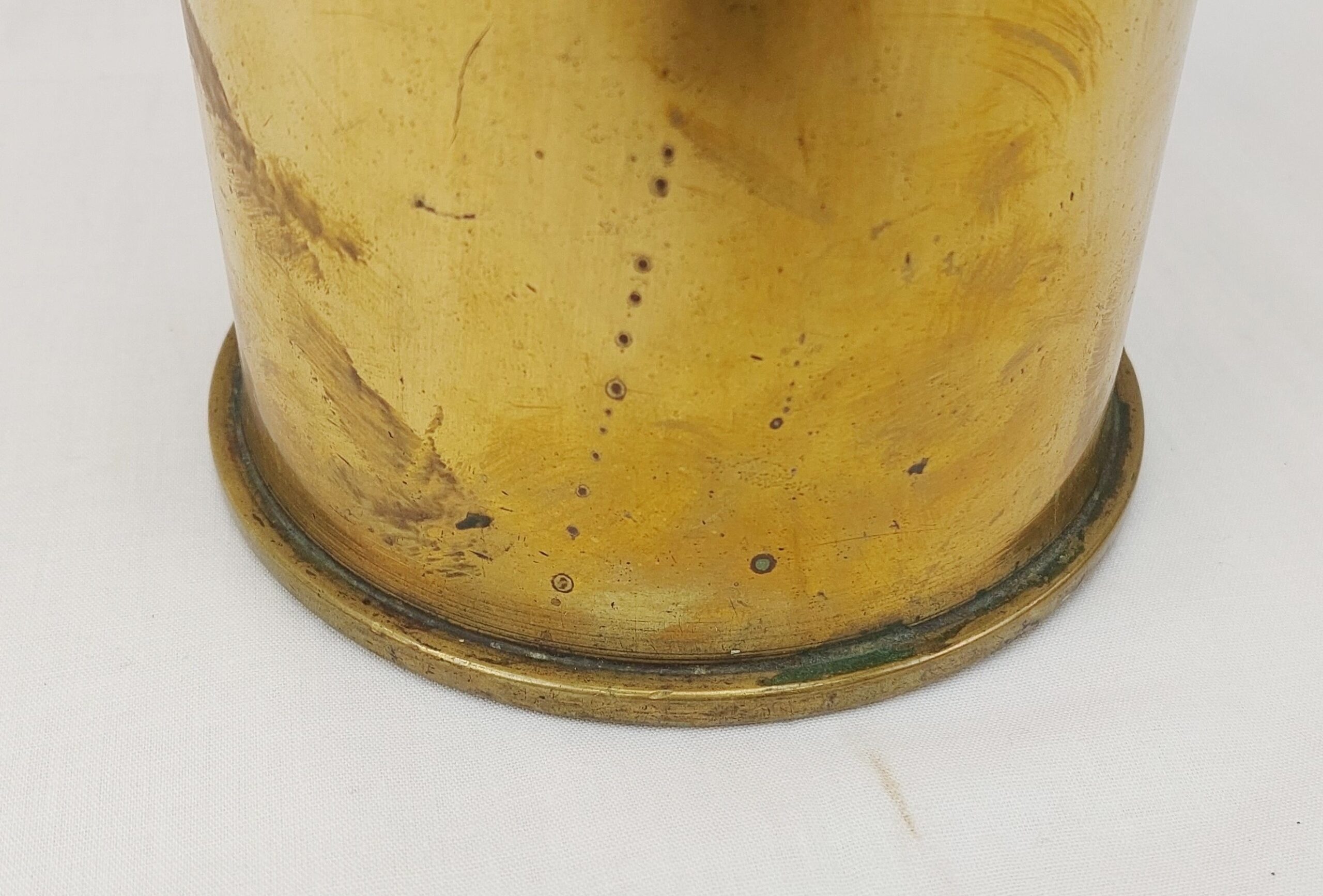 WW1 4 Inch Mk IV Gun Brass Shell Case - Image 4