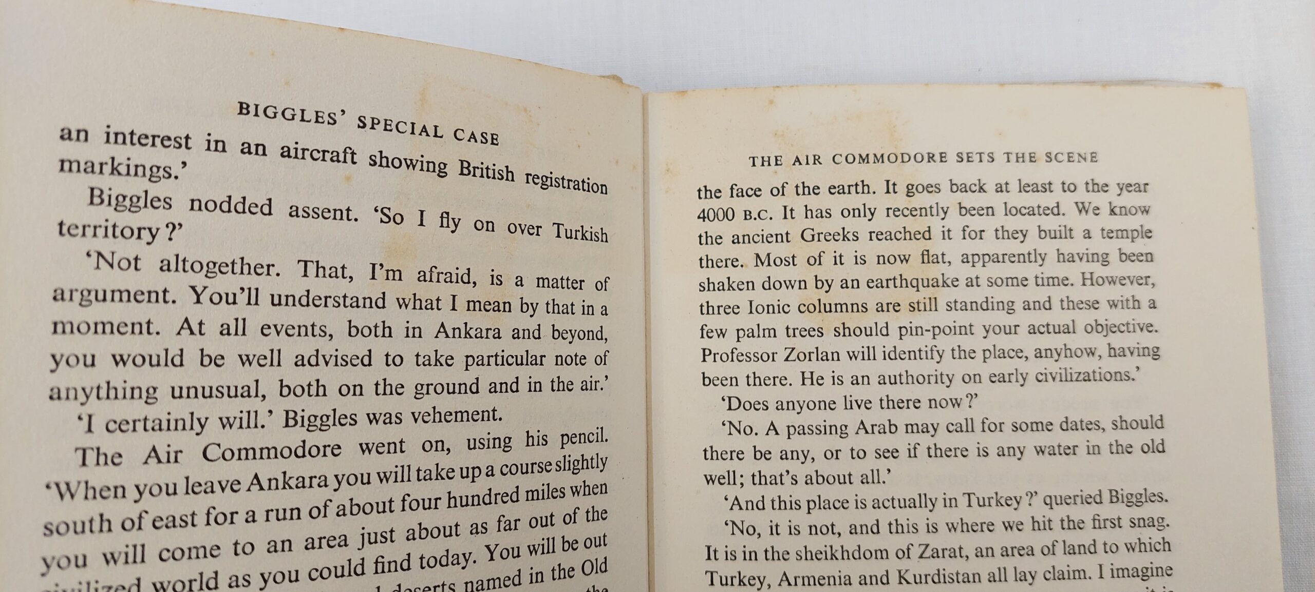 First Edition Biggles ‘Special Case’ by Captain W.E. Johns 1963 - Image 9