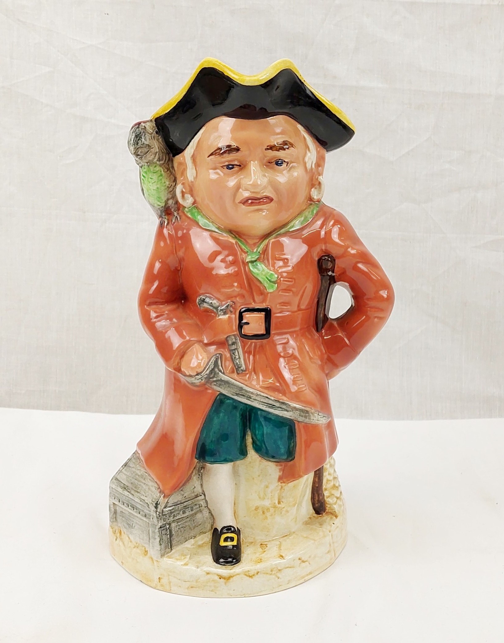 1950’s Burlington Ware Pirate Musical Toby Jug