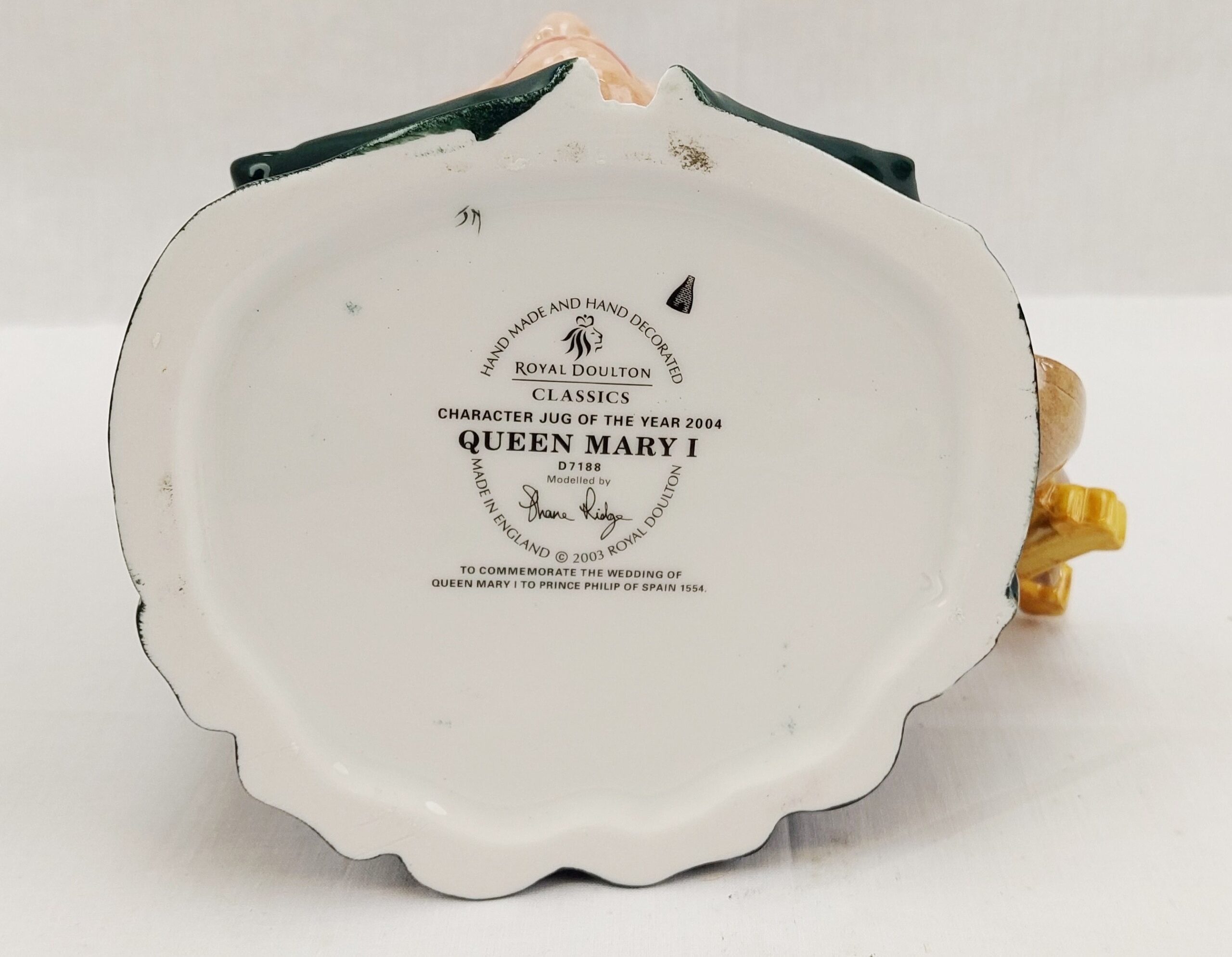 c2004 Royal Doulton Classics Queen Mary I Character Jug D7188 #3 - Image 5