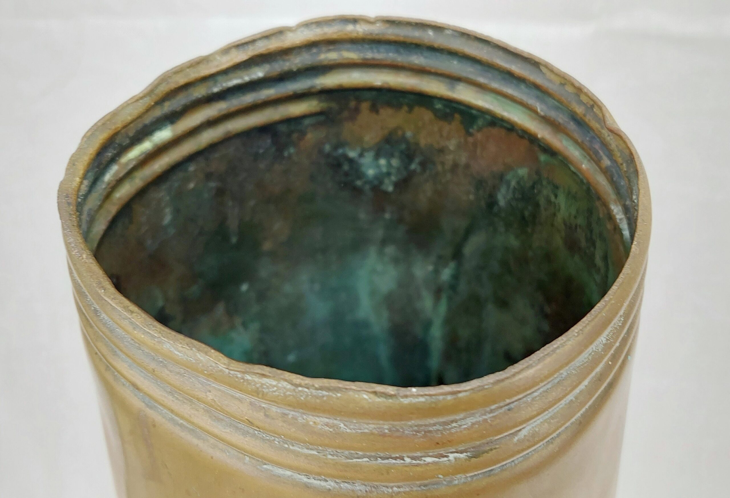 Large 4.5 Inch Brass Shell Case Dated 1968 - Image 3