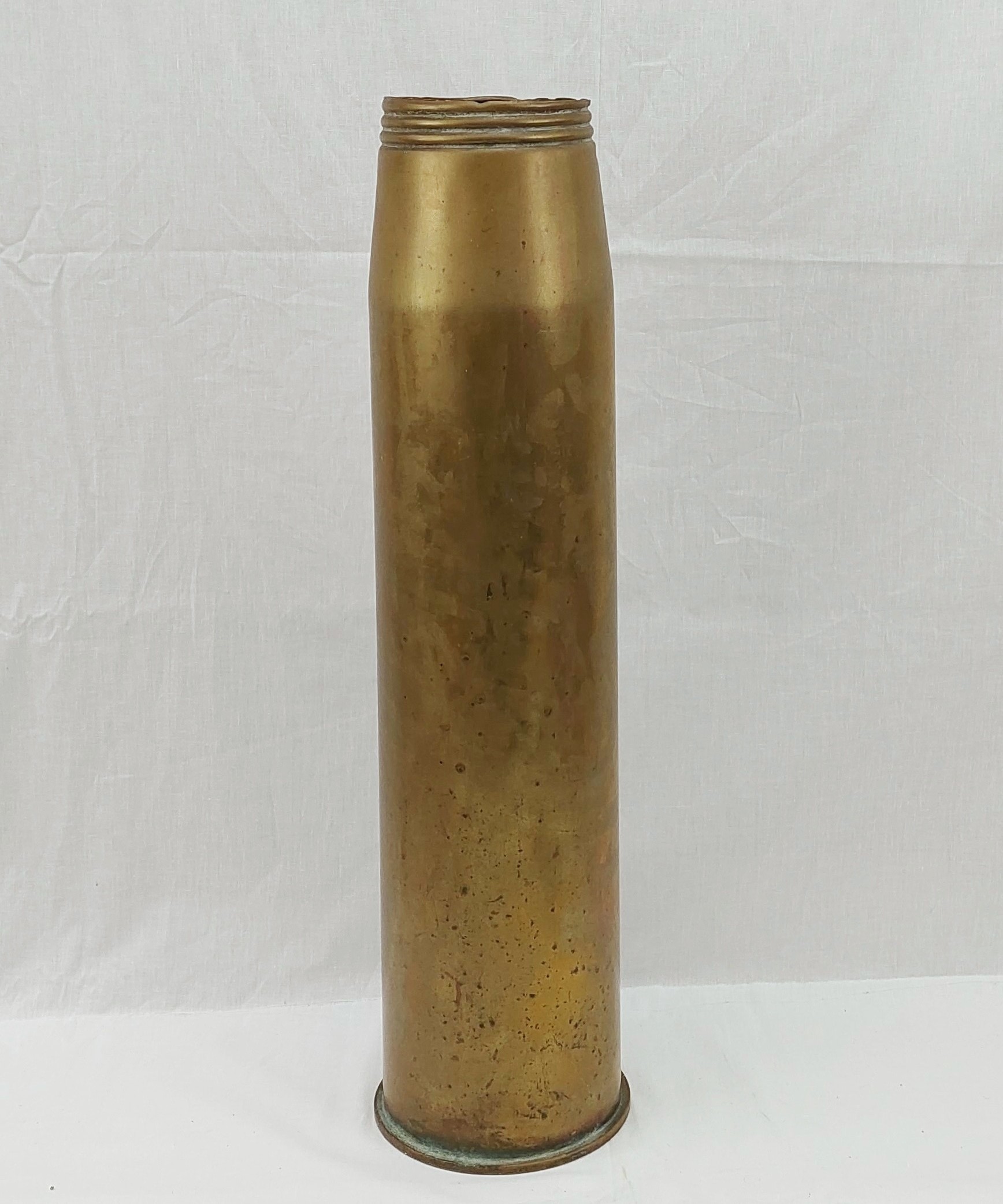 Large 4.5 Inch Brass Shell Case Dated 1968 - Image 4