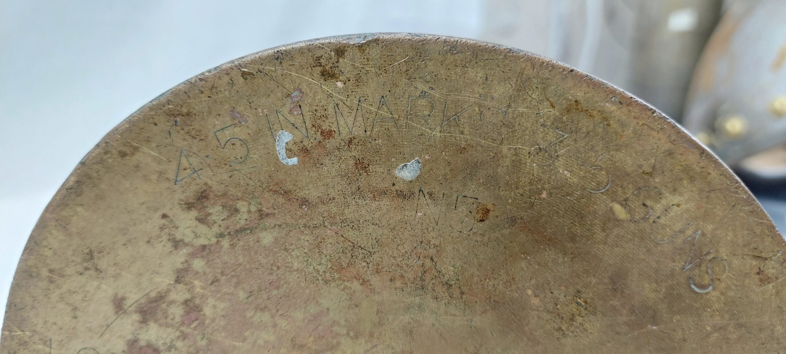 Large 4.5 Inch Brass Shell Case Dated 1968 - Image 8