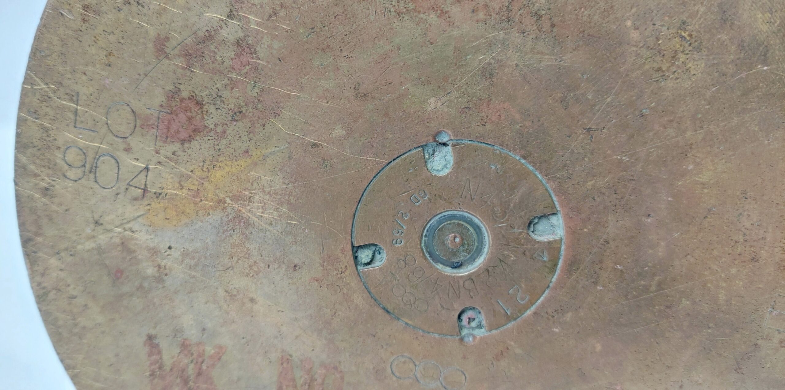 Large 4.5 Inch Brass Shell Case Dated 1968 - Image 9