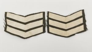 Pair of WW2 British Army Sergeants Chevrons