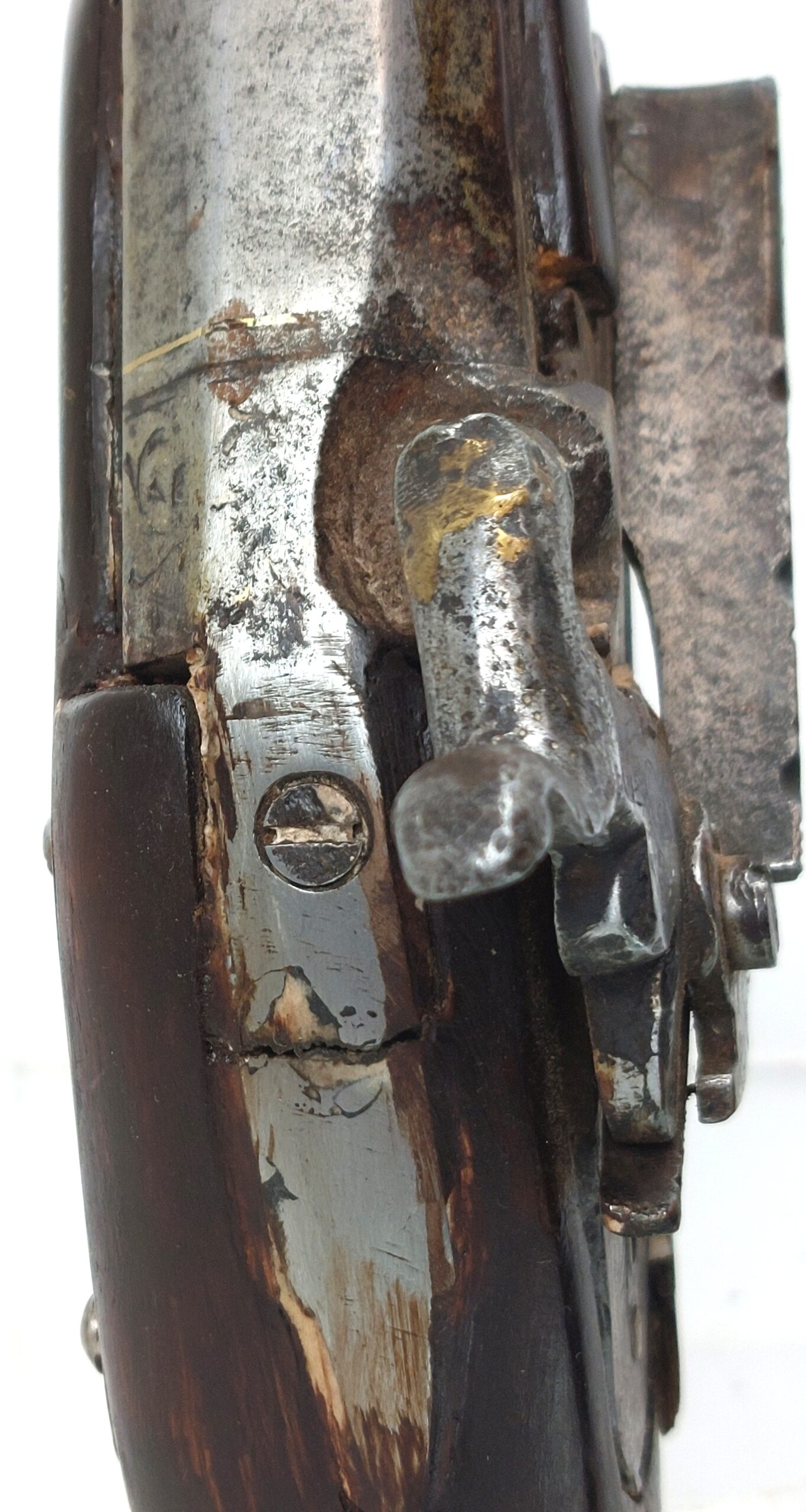 Spanish Miquelet Lock Gun, Early Percussion Musket, c1830, by Pedro Guisasola, Obsolete Calibre - Image 25