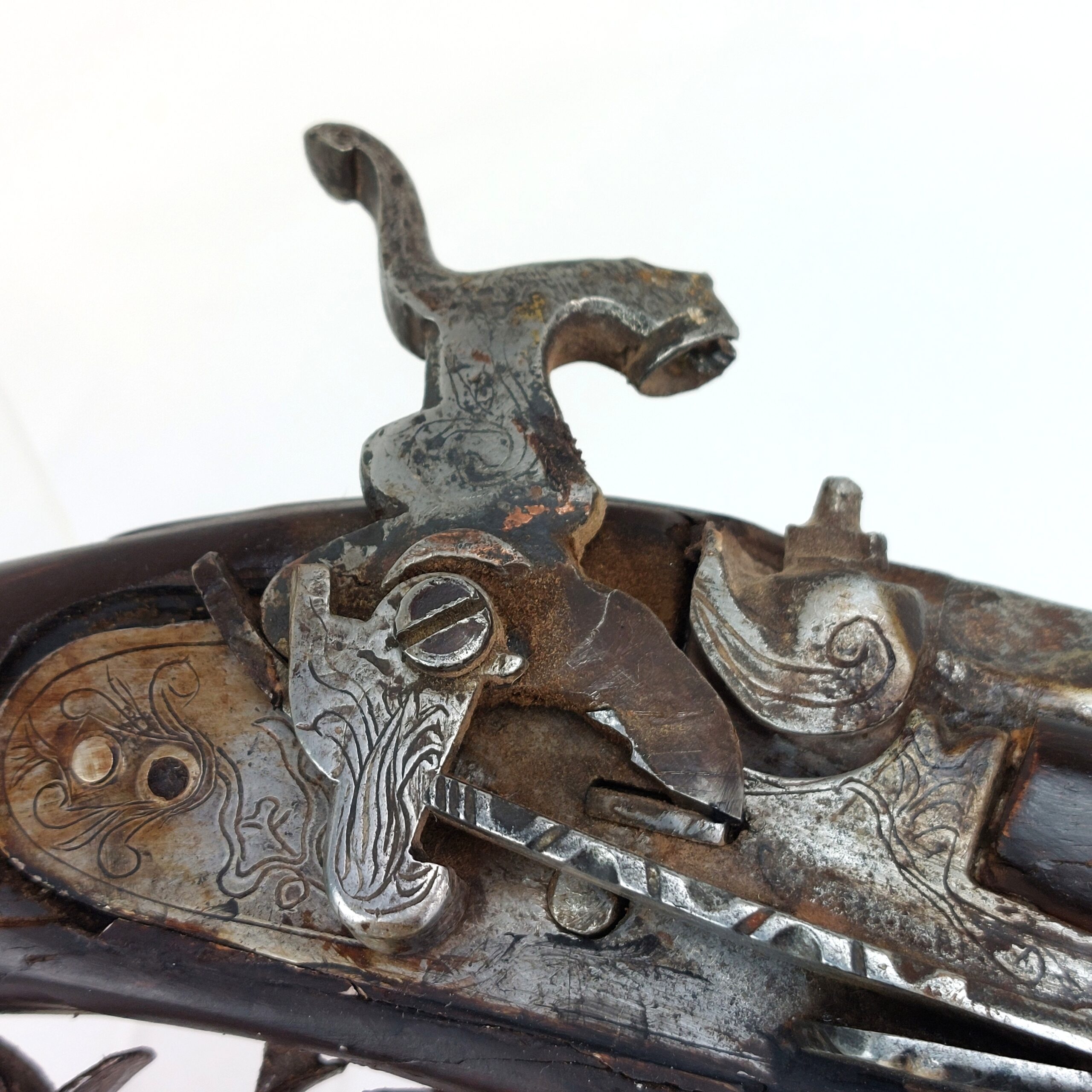 Spanish Miquelet Lock Gun, Early Percussion Musket, c1830, by Pedro Guisasola, Obsolete Calibre - Image 31