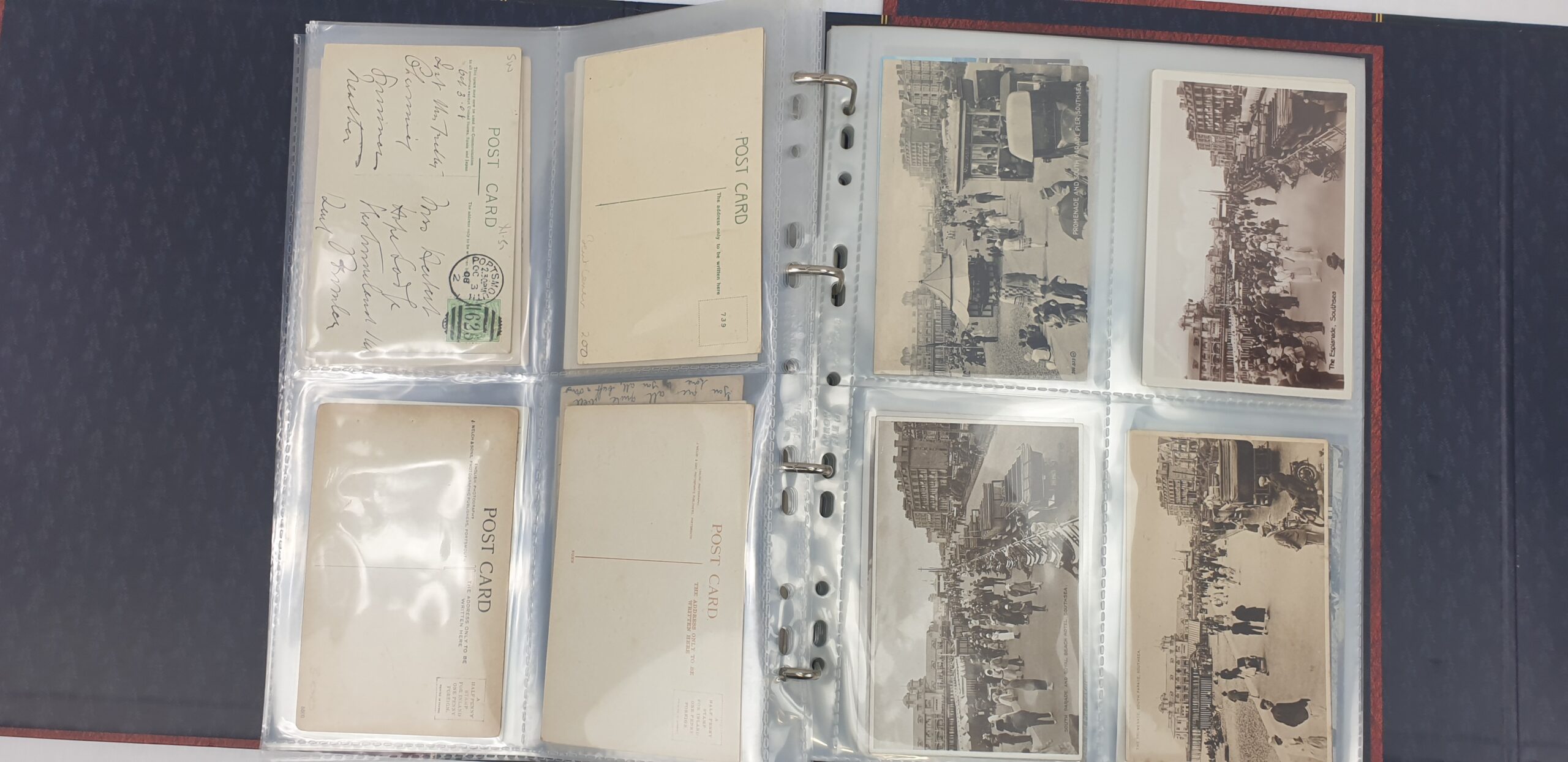 Two Albums With over 400 Portsmouth Early Postcards - Image 3