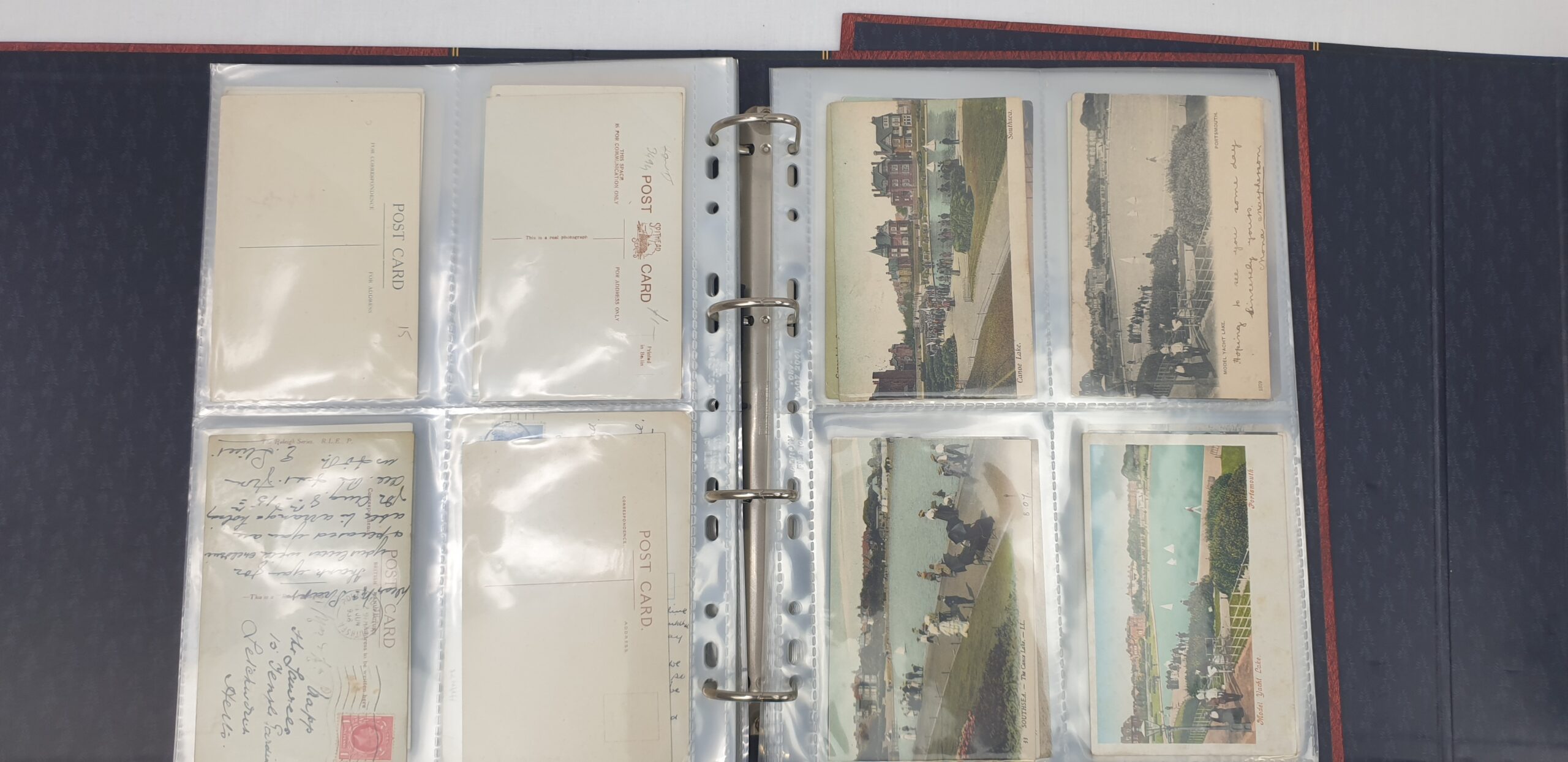 Two Albums With over 400 Portsmouth Early Postcards - Image 4