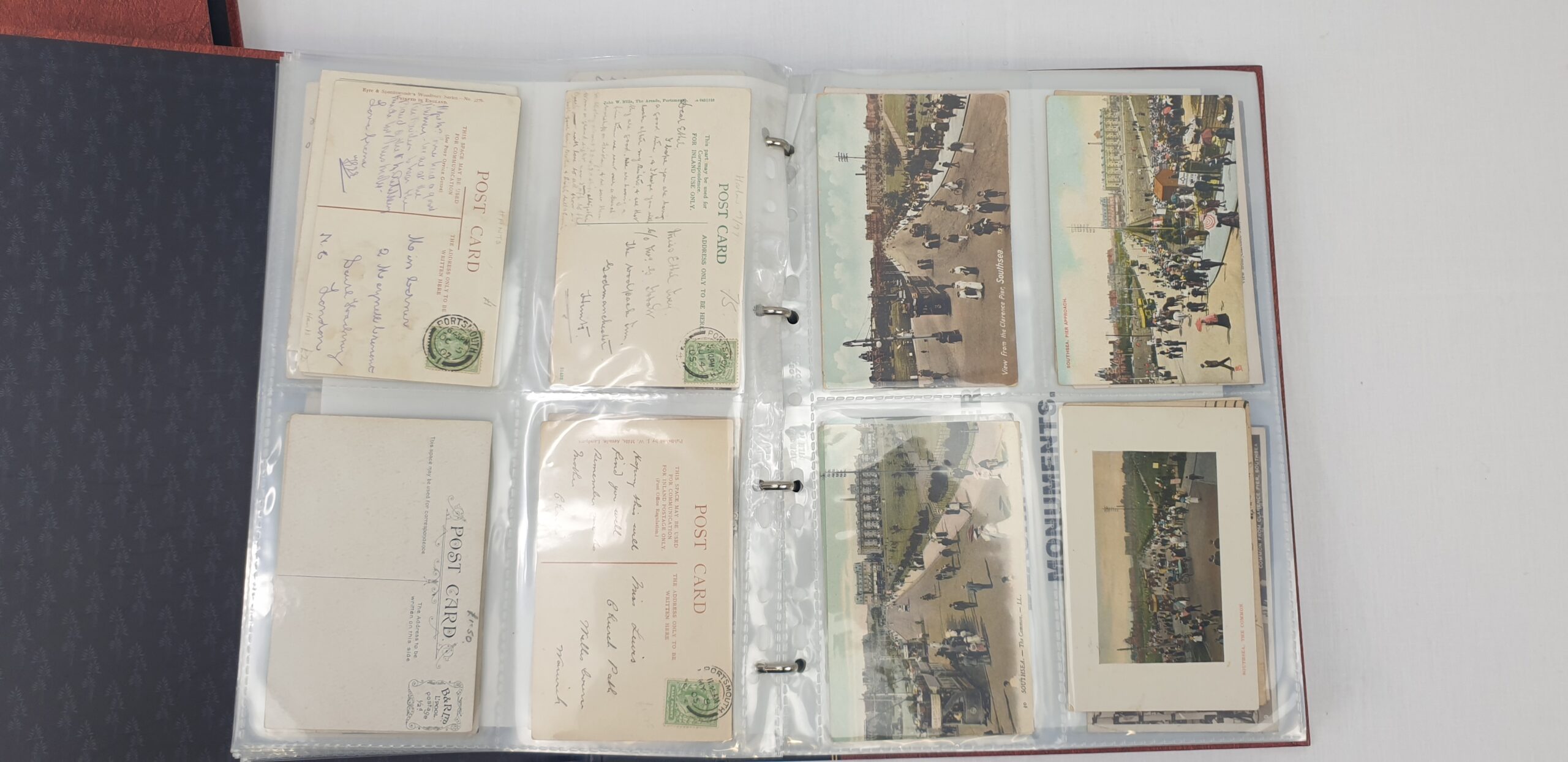 Two Albums With over 400 Portsmouth Early Postcards - Image 5
