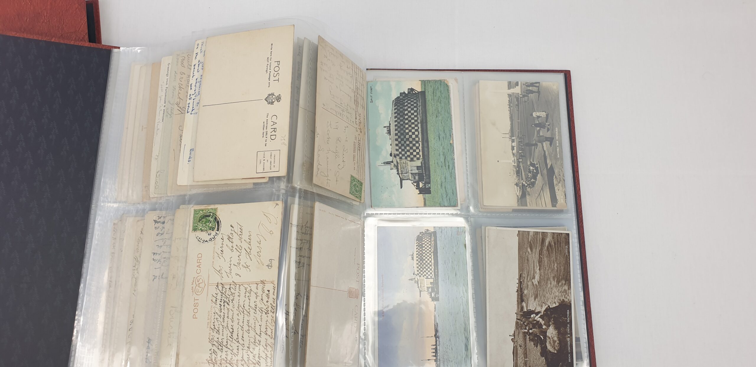 Two Albums With over 400 Portsmouth Early Postcards - Image 6