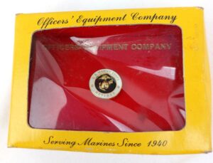 US Marine Corps, Retired Military Lapel Pin, Enamel Pin in Original Box