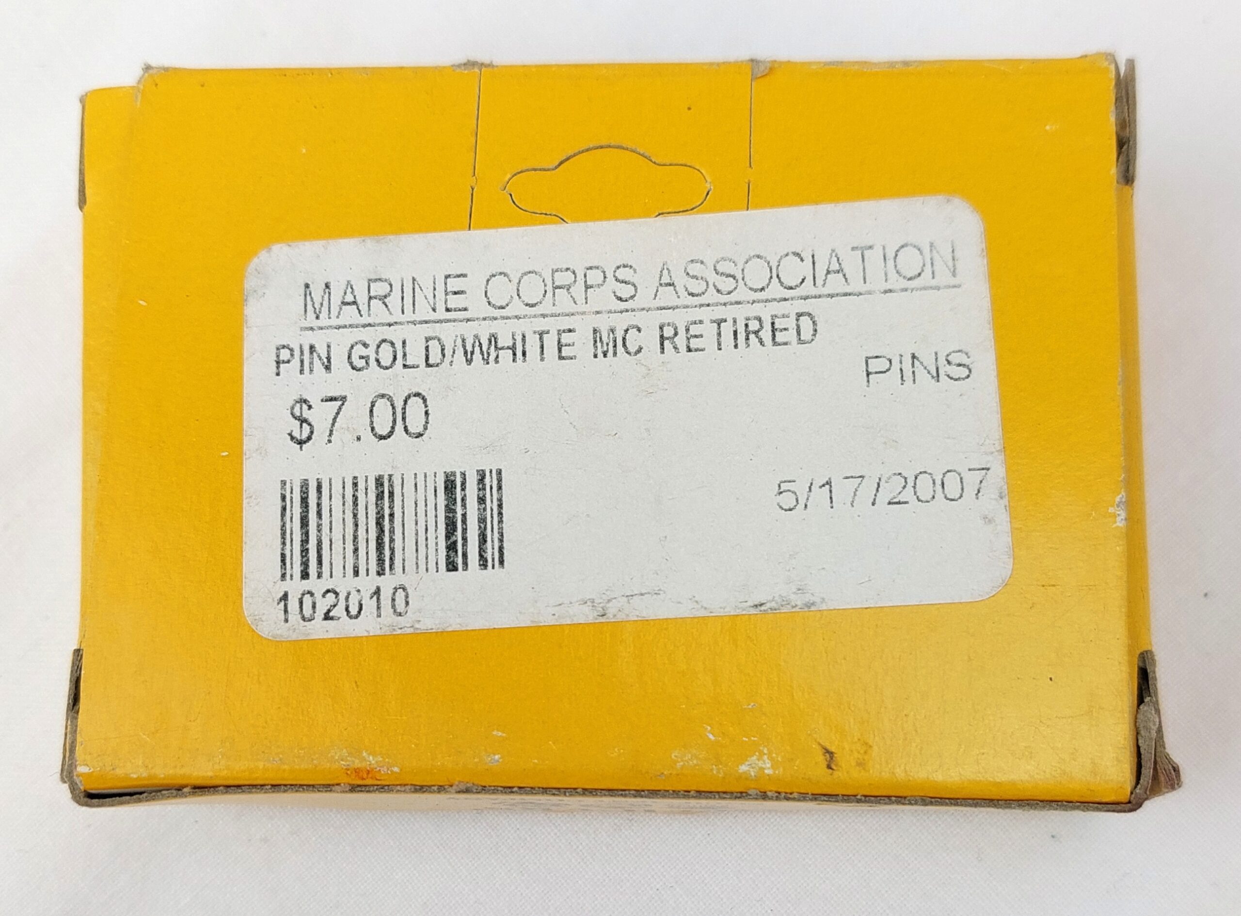 US Marine Corps, Retired Military Lapel Pin, Enamel Pin in Original Box - Image 5
