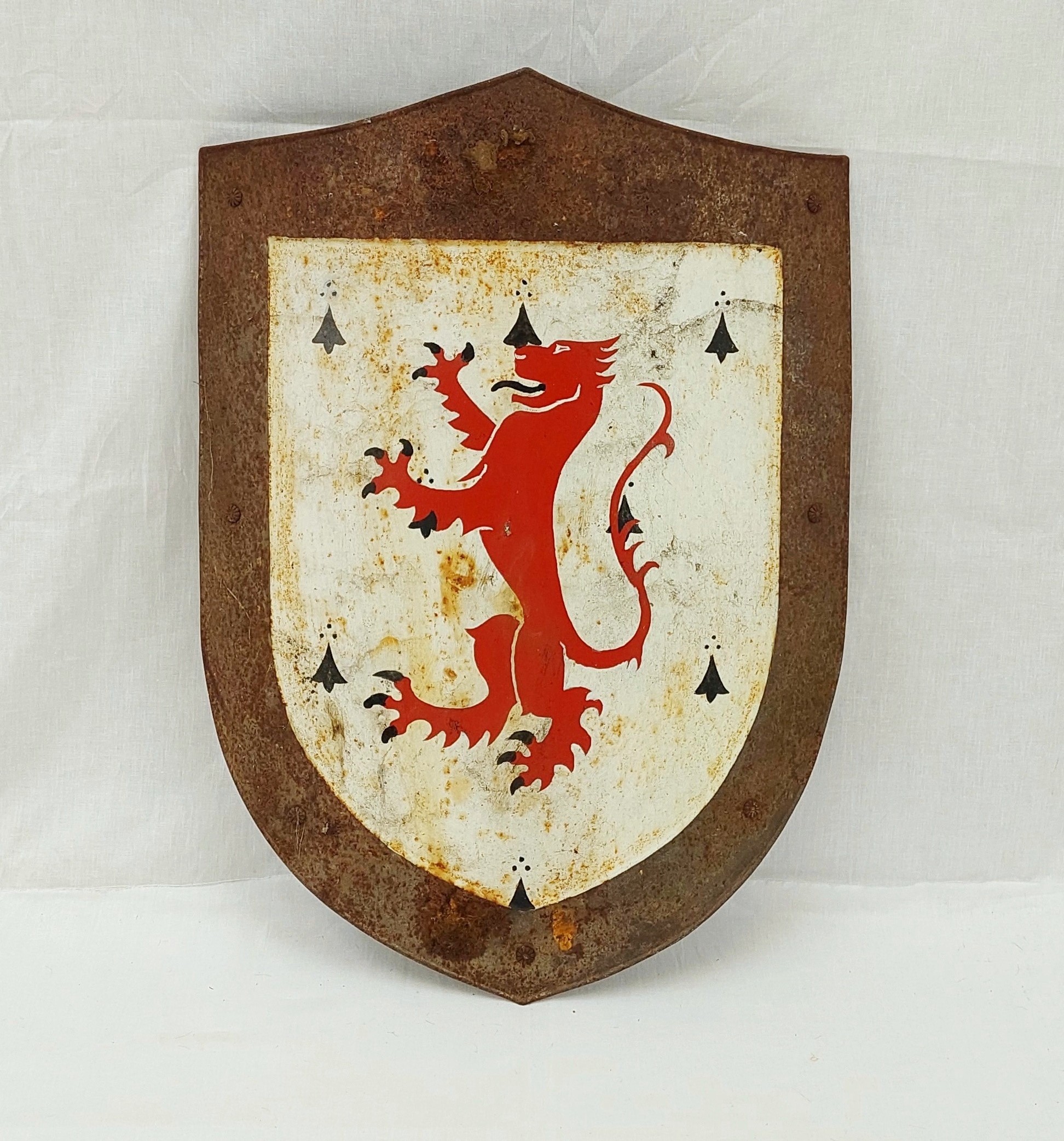 Vintage Steel Knights Shield