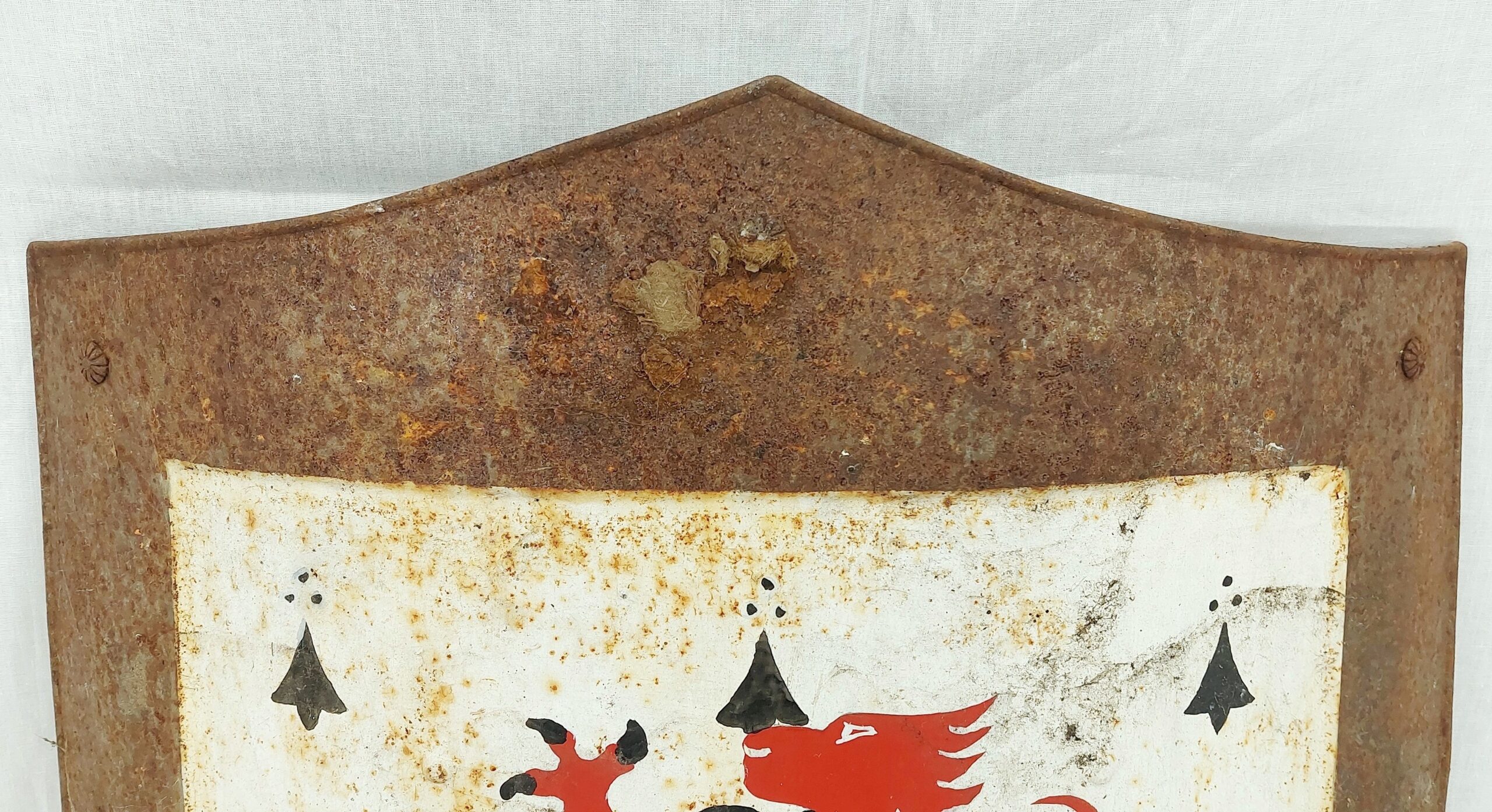 Vintage Steel Knights Shield - Image 4