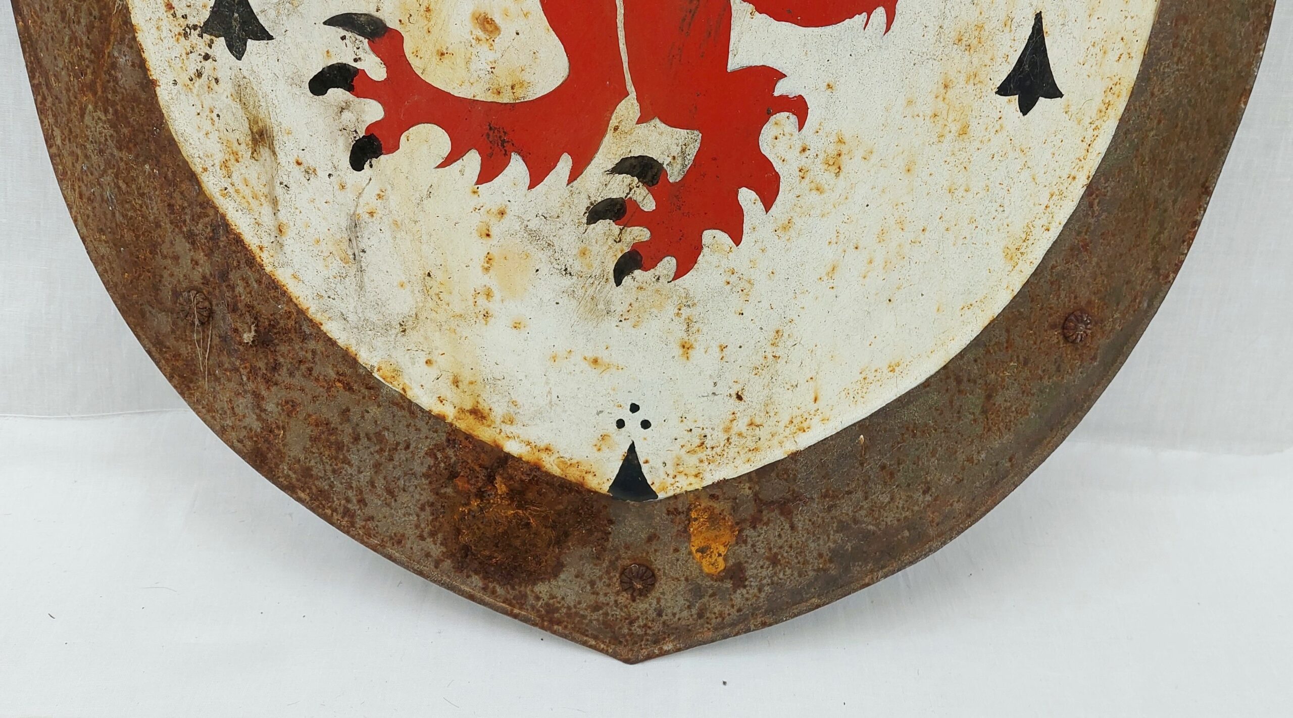 Vintage Steel Knights Shield - Image 2