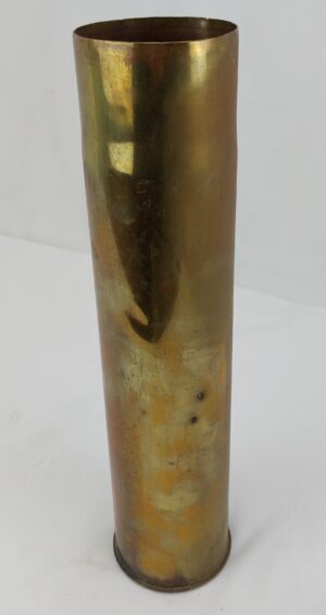WW1, French 75 DEC Shell Case, dated 1915