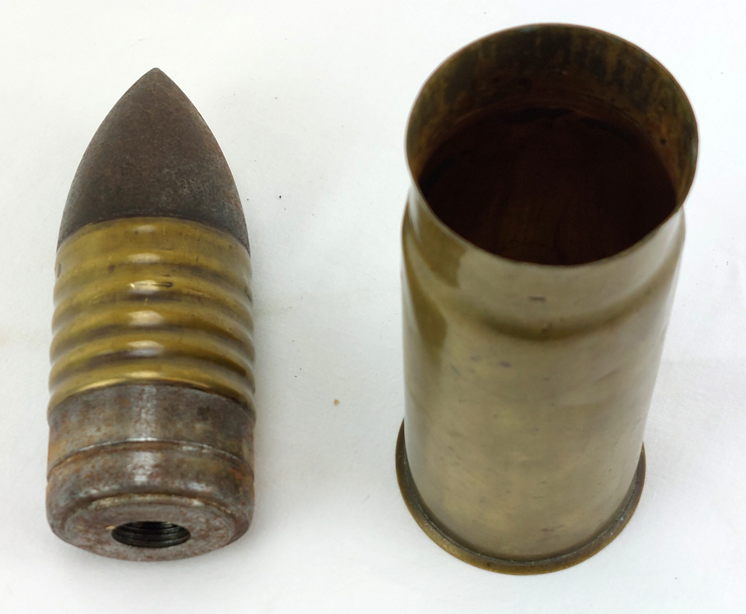 WW1/WW2 Japanese 47mm Hotchkiss Round - Image 6