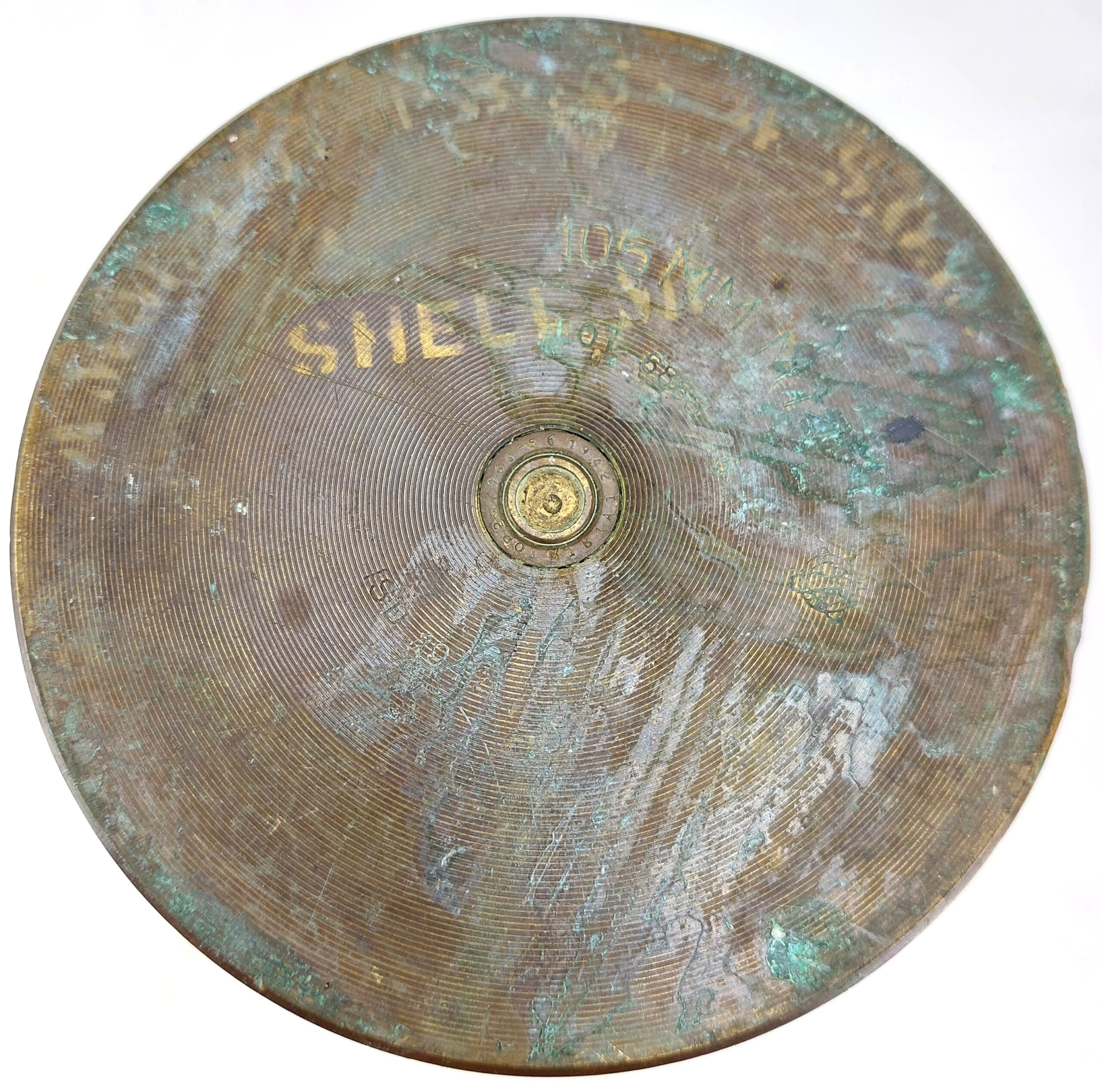 WW2, 105MM M14 Shell Case, dated 1942 - Image 2