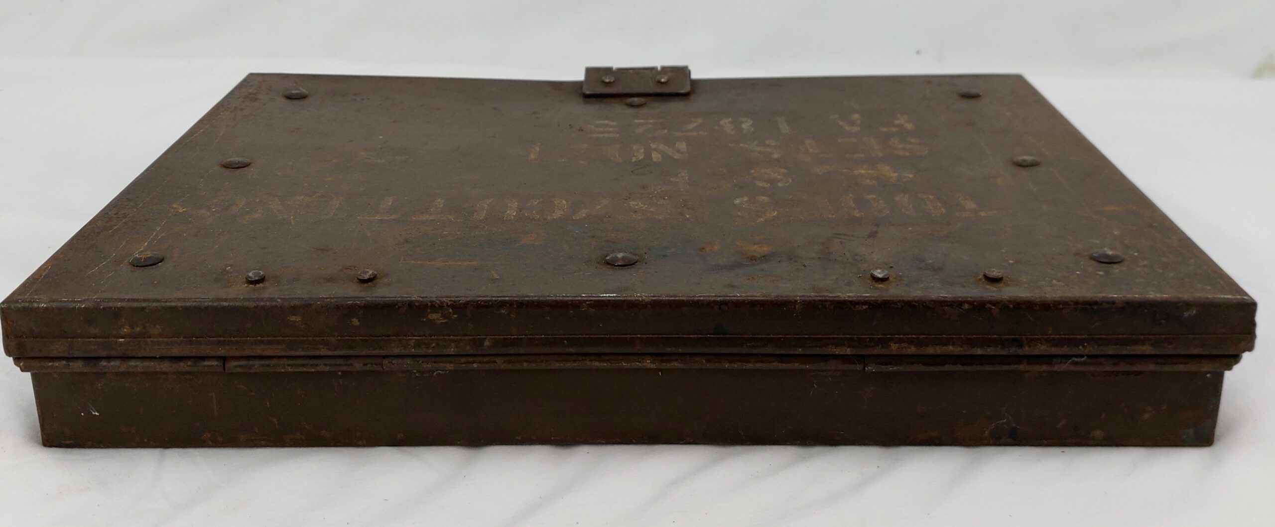 WW2, British Army, 1943, R.A.L.C, Metal Tool Box, Tap & Die Set - Image 5