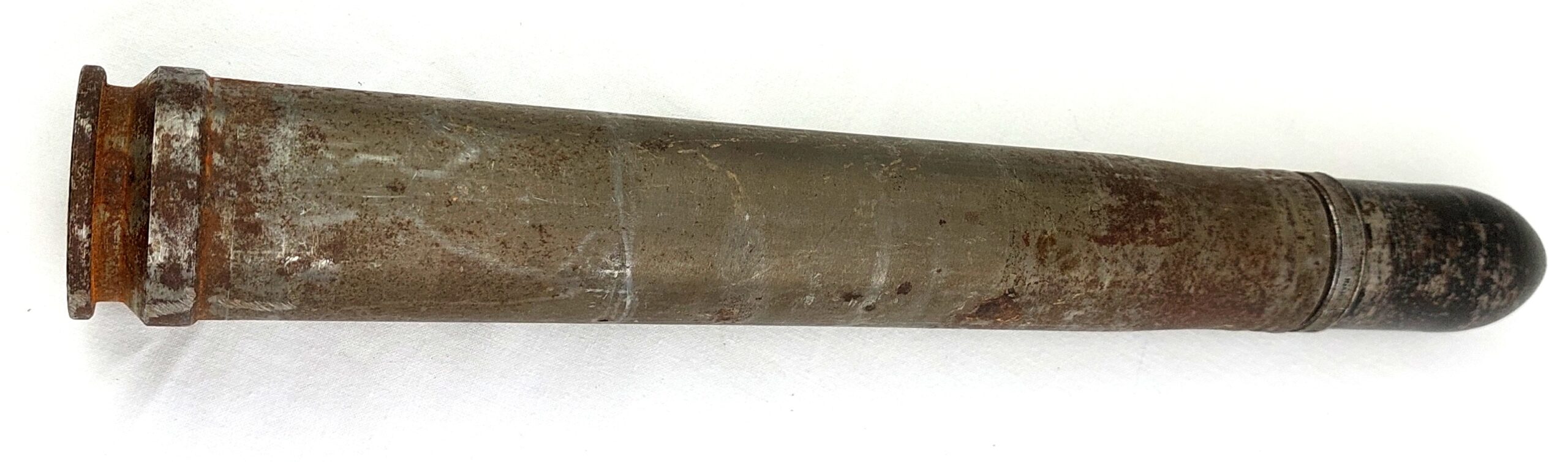 WW2, German, 3.7cm Shell and Flak 18 Shell Casing. Dated 1944, Inert - Image 2
