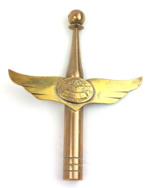 cWW2, USA, Trench Art - Decorated Bullet 56 1 Flight Group - Pendant