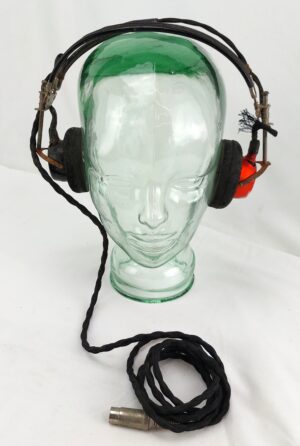 WW2 era, USA, Telephonics Corporation. NY, Headset, with Amplivox ears