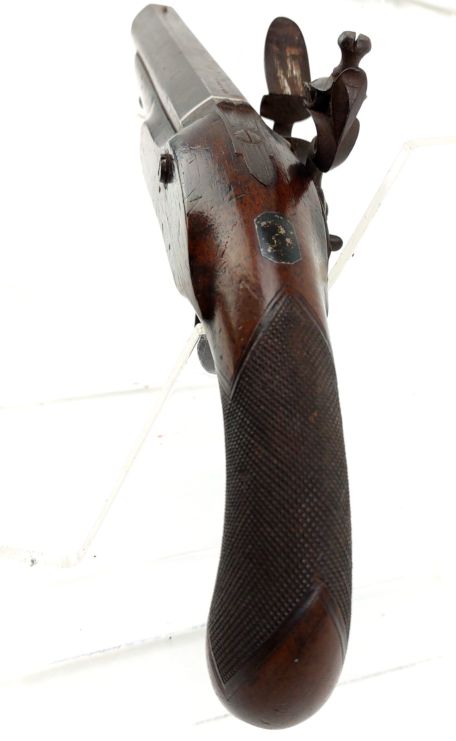 British, circa 1800, 11 Bore Flintlock Manstopper Pistol, by Smith London. Obsolete Calibre - Image 12