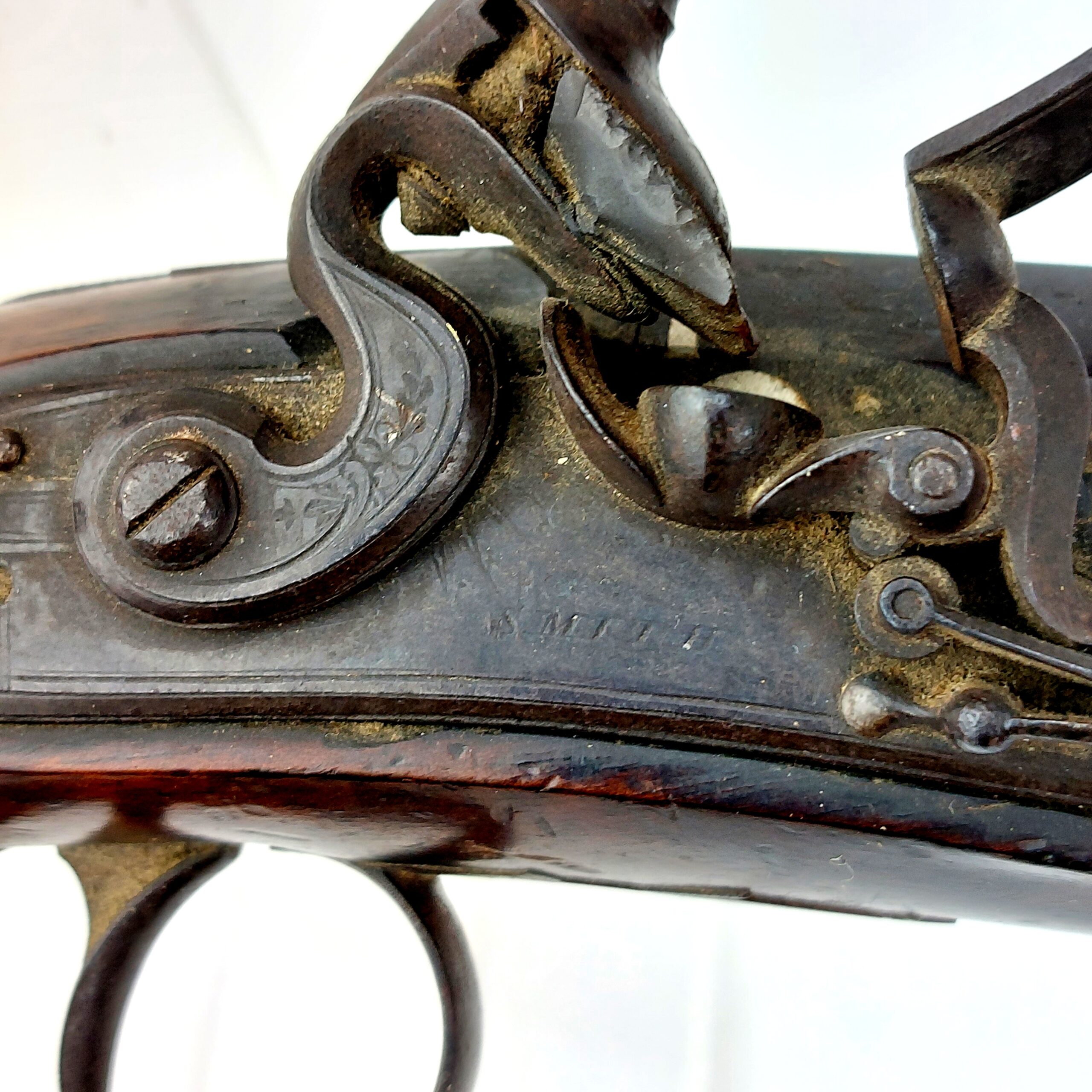 British, circa 1800, 11 Bore Flintlock Manstopper Pistol, by Smith London. Obsolete Calibre - Image 13