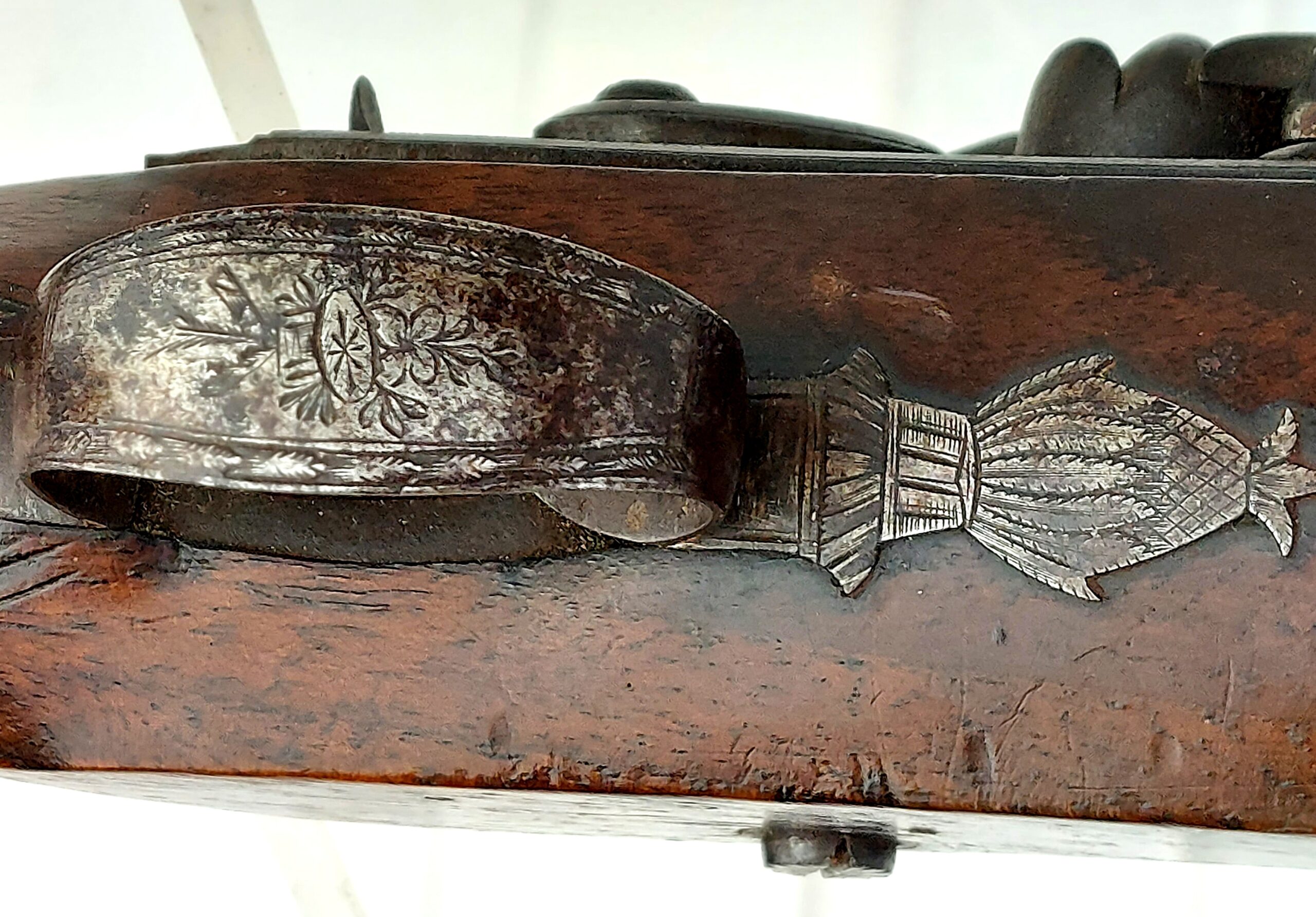 British, circa 1800, 11 Bore Flintlock Manstopper Pistol, by Smith London. Obsolete Calibre - Image 19