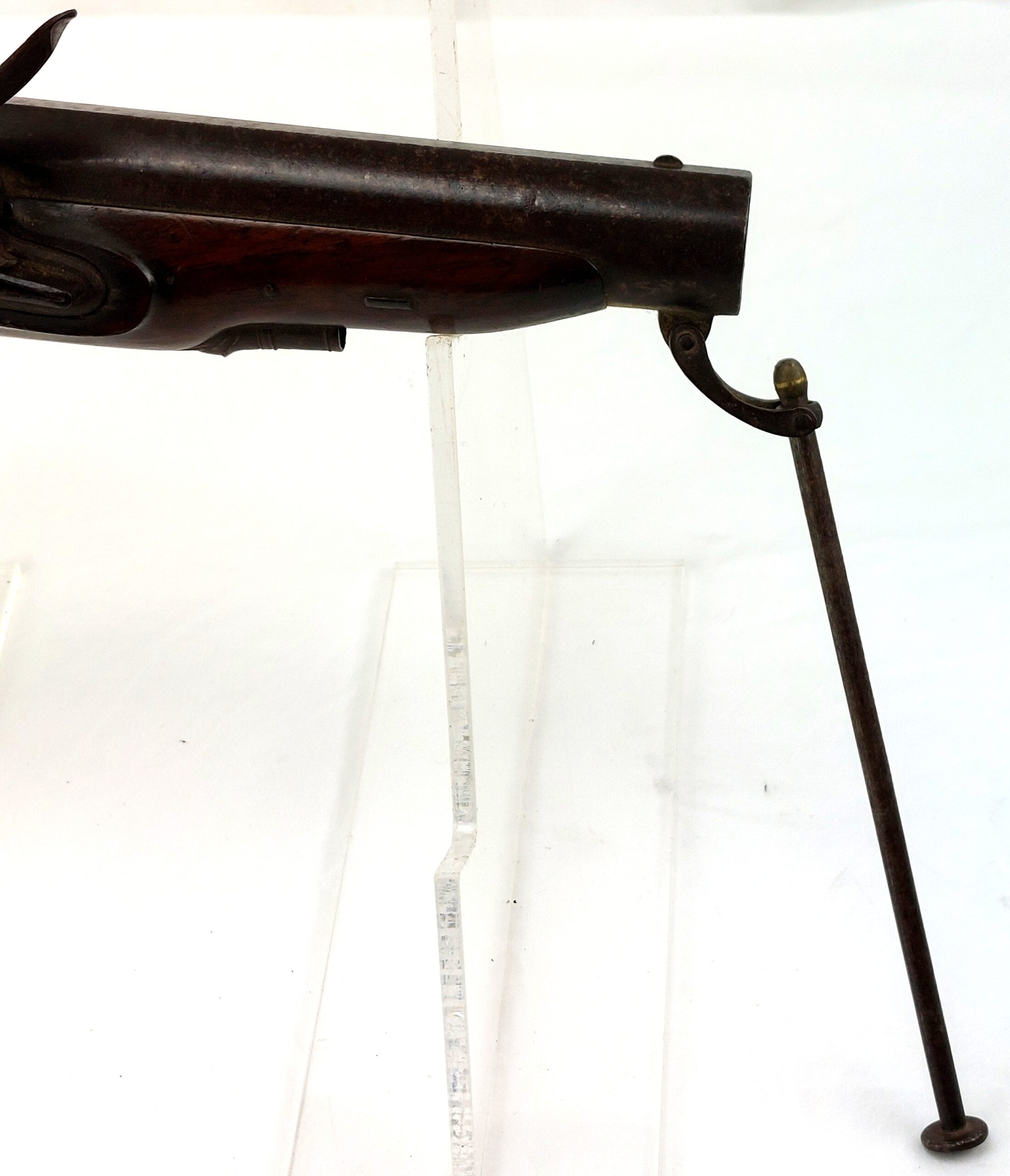 British, circa 1800, 11 Bore Flintlock Manstopper Pistol, by Smith London. Obsolete Calibre - Image 5