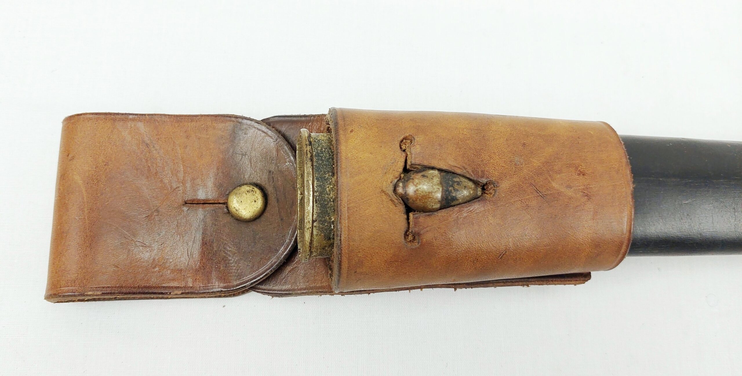 1900 Pattern British Royal Navy Cutlass By Mole With Scabbard And Frog - Image 7