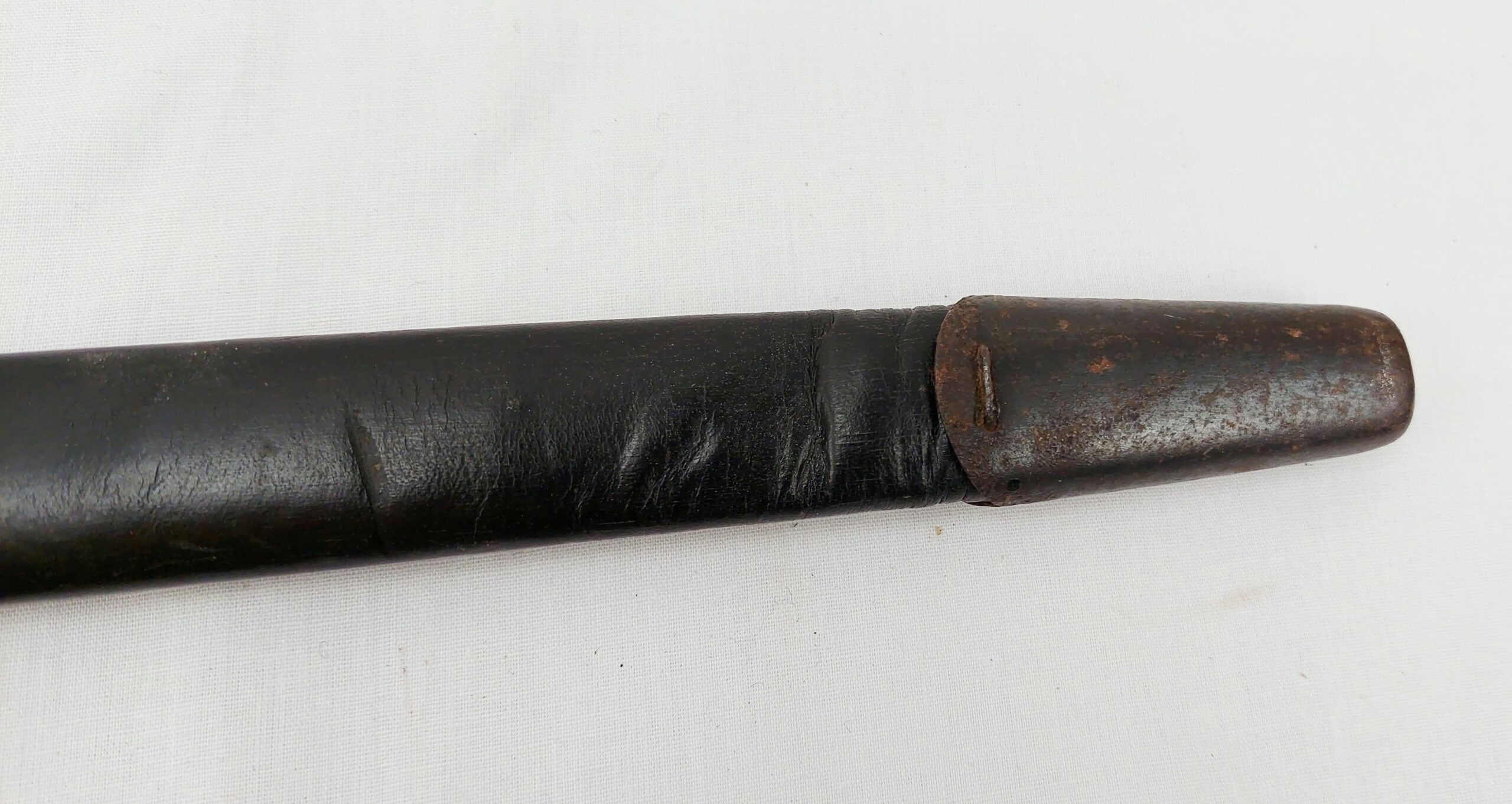 1900 Pattern British Royal Navy Cutlass By Mole With Scabbard And Frog - Image 6
