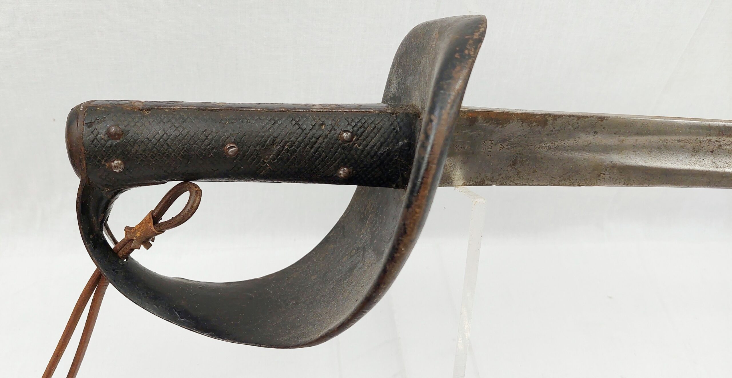 1900 Pattern British Royal Navy Cutlass By Mole With Scabbard And Frog - Image 22