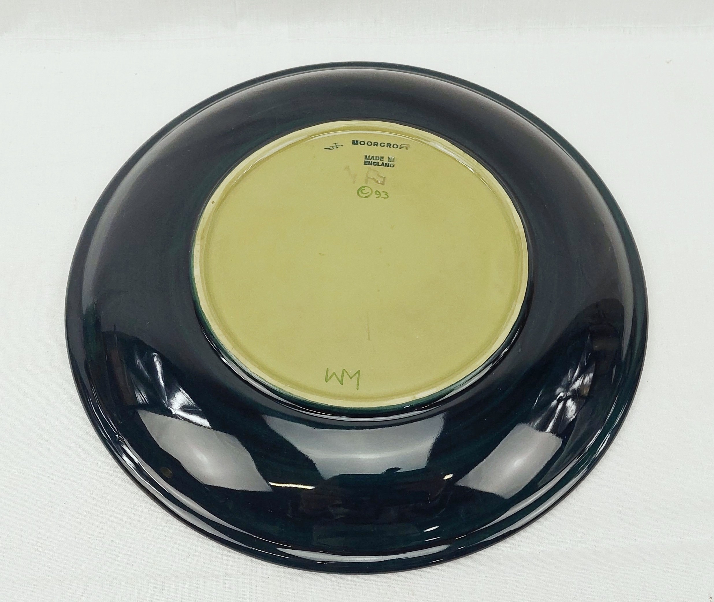 1993 Moorcroft Hypercium Plate - Image 3