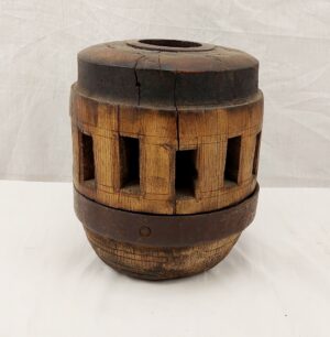 19th Century Carriage Spokes Wheel Hub