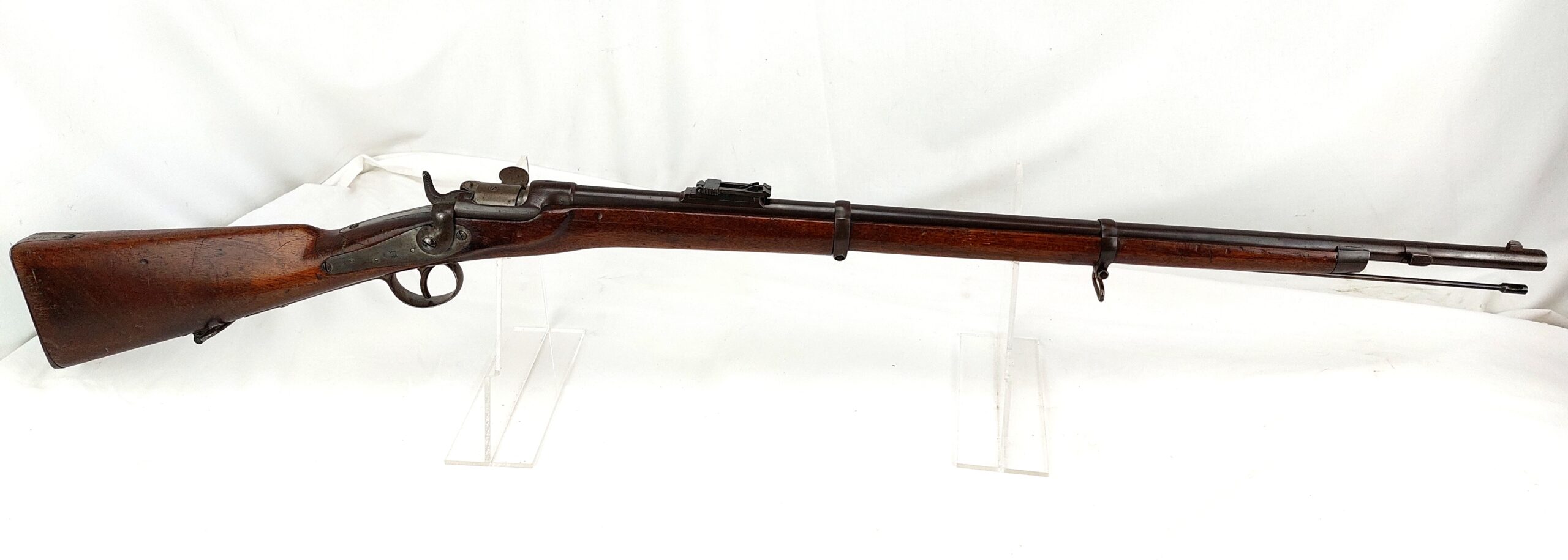 Austrian, Werndl Model 1867, Pivot Breech Single Shot Service Rifle, Signed Lenz, dated 1868, Obsolete Calibre
