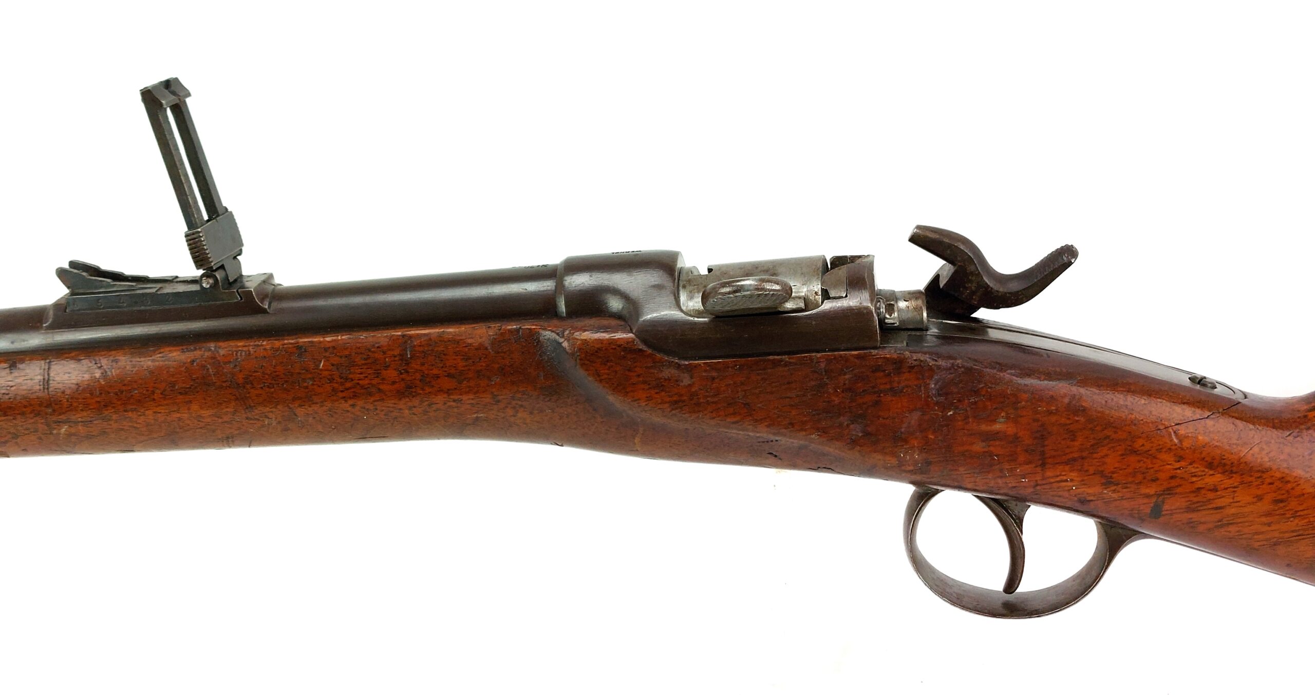Austrian, Werndl Model 1867, Pivot Breech Single Shot Service Rifle, Signed Lenz, dated 1868, Obsolete Calibre - Image 12