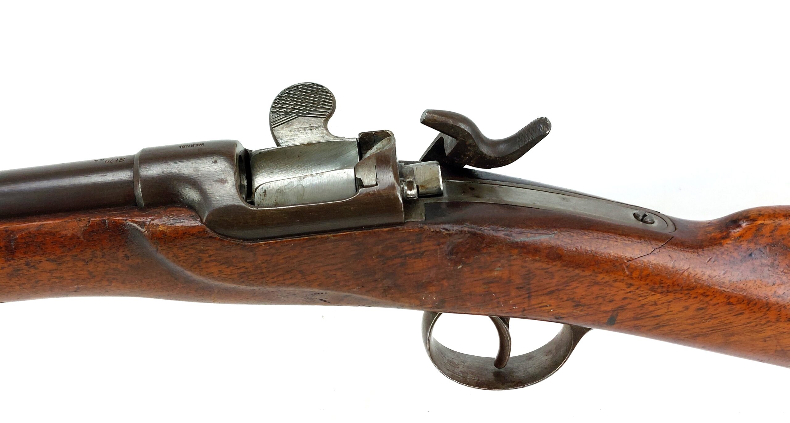 Austrian, Werndl Model 1867, Pivot Breech Single Shot Service Rifle, Signed Lenz, dated 1868, Obsolete Calibre - Image 13