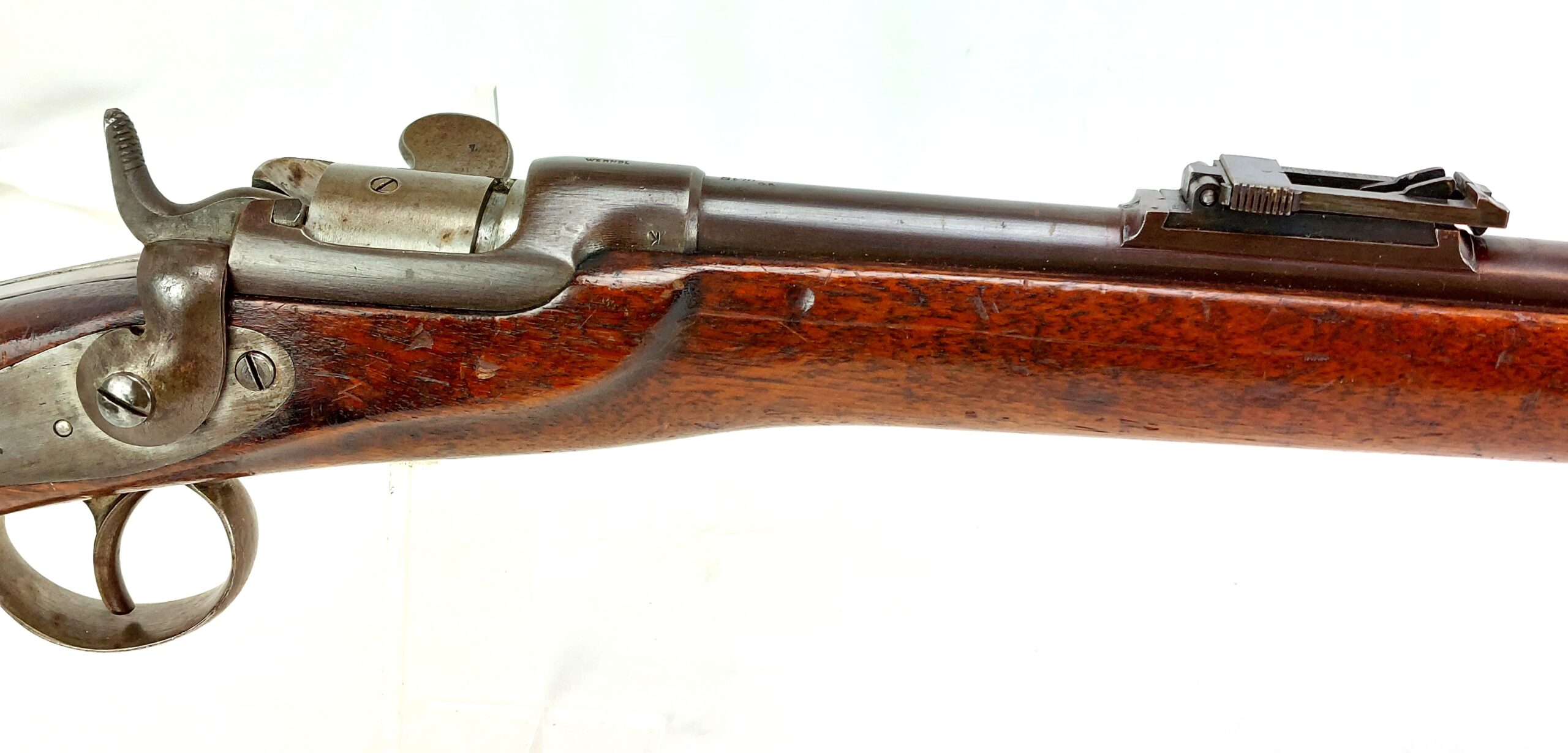 Austrian, Werndl Model 1867, Pivot Breech Single Shot Service Rifle, Signed Lenz, dated 1868, Obsolete Calibre - Image 3