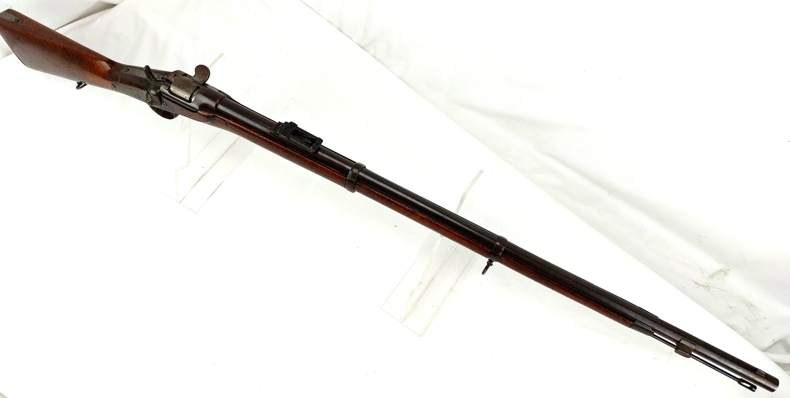 Austrian, Werndl Model 1867, Pivot Breech Single Shot Service Rifle, Signed Lenz, dated 1868, Obsolete Calibre - Image 9